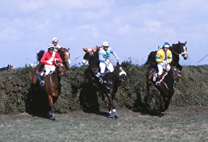 Rubstic, centre, on the way to winning the Grand National Rubstic, centre, on the way to winning the Grand National