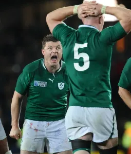 Rugby World Cup Prints: Brian O Driscoll Print - Ireland Rugby Union 2011 World Cup Photo