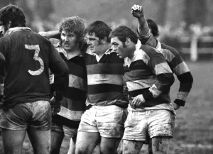 1975 Pontypool Front Row Scrum Print