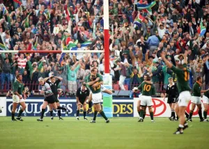 Rugby World Cup Prints: RWC Final Print: South Africa 15 New Zealand 12 [aet] at Ellis Park