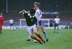 Scotlands George Burley and Englands Peter Barnes Scotlands George Burley and Englands Peter Barnes