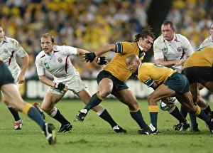 The two scrum halves in the 2003 World Cup final The two scrum halves in the 2003 World Cup final