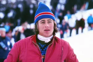 Skiing Prints: Alex Mapelli-Mozzi Alpine Skiing Print, January 1972