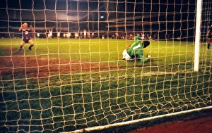 Spurs goalkeeper Tony Parks saves the penalty of Arnor Gudjohnsen - 1984 UEFA Cup Final Spurs goalkeeper Tony Parks saves the penalty of Arnor Gudjohnsen - 1984 UEFA Cup Final