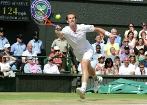 Tennis Prints: Andy Murray 2012 Wimbledon Mens Final Print