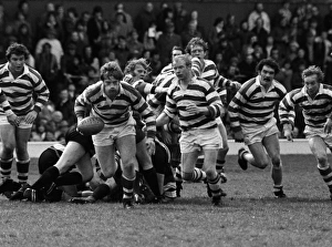 Terry Roberts on the ball during the 1977 John Player Cup Final Terry Roberts on the ball during the 1977 John Player Cup Final