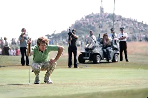 Tom Watson on the final day of the 1977 Open Championship Tom Watson on the final day of the 1977 Open Championship