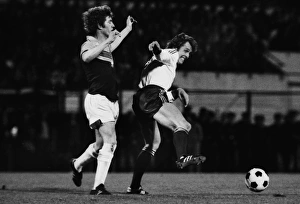 West Hams Pat Holland and Anderlechts Arie Haan - 1976 Cup Winners Cup Final West Hams Pat Holland and Anderlechts Arie Haan - 1976 Cup Winners Cup Final