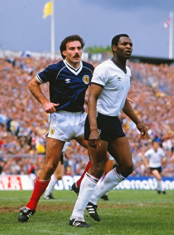 Willie Miller and Luther Blissett - 1984 British Home Championship Willie Miller and Luther Blissett - 1984 British Home Championship