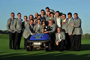 The winning European team at the 2010 Ryder Cup The winning European team at the 2010 Ryder Cup