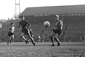 Wolves John Holsgrove and Chelseas Peter Osgood at Molineux Wolves John Holsgrove and Chelseas Peter Osgood at Molineux