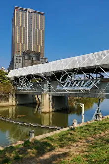 Kaohsiung, Taiwan Collection: Bridge at the Heart of Love River, Kaohsiung City, Taiwan