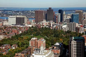 America Collection: City skyline of Boston, Massachusetts, America