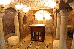 The Coptic Orthodox Church of Saint Barbara in Cairo, Egypt The Coptic Orthodox Church of Saint Barbara in Cairo, Egypt