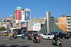 Formosa Boulevard metro station and crossroads, Kaohsiung City, Taiwan Formosa Boulevard metro station and crossroads, Kaohsiung City, Taiwan