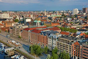 General city skyline view of Antwerp, Belgium General city skyline view of Antwerp, Belgium