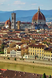 General city skyline view and the Duomo, Florence, Italy General city skyline view and the Duomo, Florence, Italy