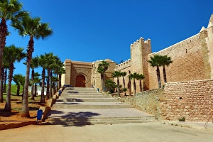Outer walls of the Kasbah of the Udayas in Rabat, Morocco Outer walls of the Kasbah of the Udayas in Rabat, Morocco