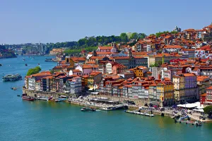 View of the town and River Douro in Porto, Portugal View of the town and River Douro in Porto, Portugal