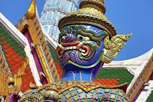 Virulhok Giant Guardian statue at Wat Phra Kaew Temple, Bangkok Virulhok Giant Guardian statue at Wat Phra Kaew Temple, Bangkok