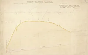 Box Tunnel. Great Western Railway. Cross section Tunnel Number 1 Box Tunnel. Great Western Railway. Cross section Tunnel Number 1