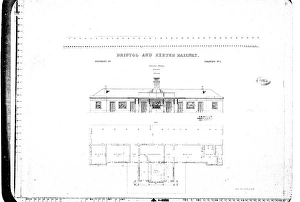 Bristol & Exeter Railway - Taunton Station. Departures Drawing No. 1 Bristol & Exeter Railway - Taunton Station. Departures Drawing No. 1