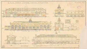 Cardiff Central Station. Great Western Railway