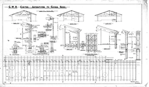 Exeter St Davids Goods Shed Print