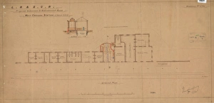 L. B. & S. C. R. - Proposed Extension to Refreshment Room - West Croydon Station (Down Side) L. B. & S. C. R. - Proposed Extension to Refreshment Room - West Croydon Station (Down Side)