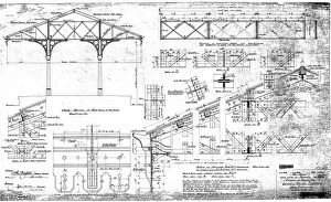 Images Dated 27th October 2015: LNER N. E Area - York Station Extension of Roof [c1970]