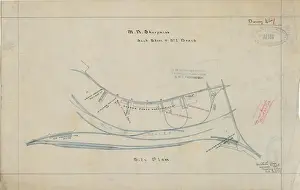 M. R Sharpness Site Plan Print 1893