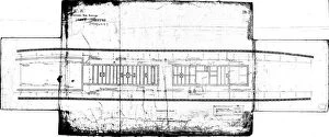 Images Dated 8th October 2018: N. E. R Proposed New Station at South Stockton [Thornaby] Foundation Plan [1881]