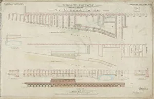 Pancras Station. Midland Railway. Shops, Cab Approach and West Side Pancras Station. Midland Railway. Shops, Cab Approach and West Side