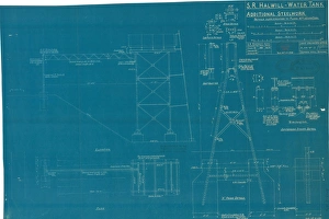 S. R. Halwill Junction - Water Tank Additional Steelwork - Details Supplementary to Plans Nos 12/2592J/5&6 S. R. Halwill Junction - Water Tank Additional Steelwork - Details Supplementary to Plans Nos 12/2592J/5&6