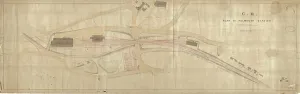 Cornwall Railway History Prints: Cornwall Railway - Plan of Falmouth Station