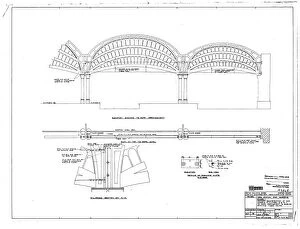 Images Dated 27th October 2015: York Station End Screens Stage 1 - Rope Arrangements and Arches [c1971]