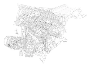 Cutaways/business aircraft cutaways/a300 b1 mid section cutaway drawing Cutaways/business aircraft cutaways/a300 b1 mid section cutaway drawing