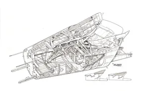 Aerospatiale Concorde Droop Nose Detail Cutaway Drawing Aerospatiale Concorde Droop Nose Detail Cutaway Drawing