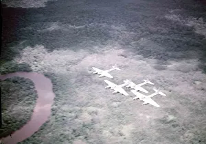 AF Hornets flying over jungles in Malaya during the communist insurgency 1950-53 AF Hornets flying over jungles in Malaya during the communist insurgency 1950-53