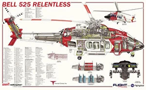 Cutaways Collection: Bell 525