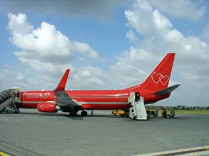 Boeing 737-800 Sterling at Rome Ciampino Airport Boeing 737-800 Sterling at Rome Ciampino Airport