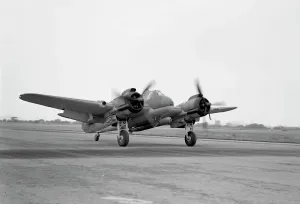 Bristol Beaufighter Print, 3/4 Front View