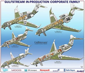 Gulfstream Family cutaway poster