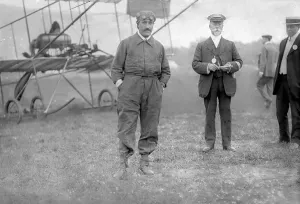 Early Aviation History Prints: Posing for the camera