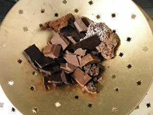 Commercial Use Images Prints: Chocolate chunks from Aines Chocolates