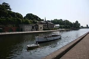 Devon Scenery Prints: Exeter canal, Devon, UK