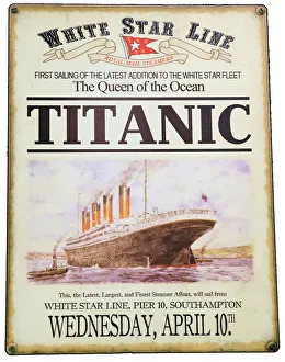 Vintage Titanic Print