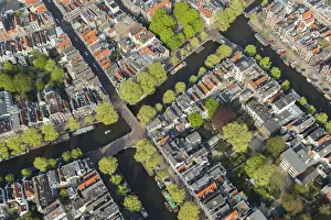 Aerial view of Amsterdam, Holland, Netherlands Aerial view of Amsterdam, Holland, Netherlands