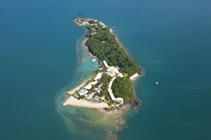 Aerial view of Daydream Island Queensland Australia Aerial view of Daydream Island Queensland Australia