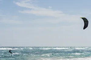 africa, Cape Verde, Sal. Kitesurfer